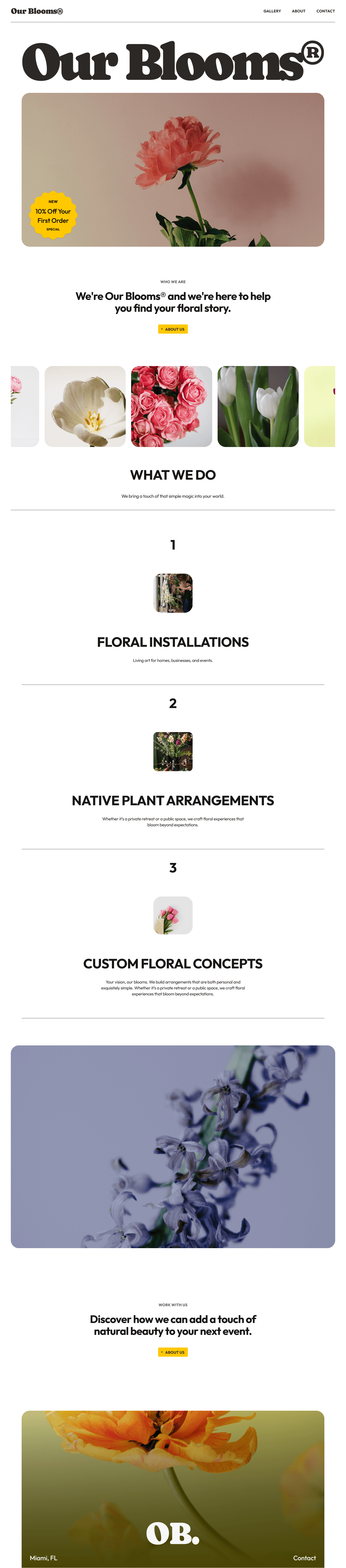Our Blooms